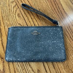Coach Midnight Star Glitter Wristlet